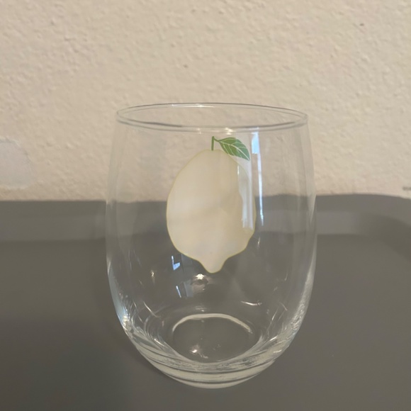 Lemon wine glass / Brand New - Picture 2 of 4